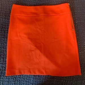 Banana Republic Orange Knit Miniskirt size 4